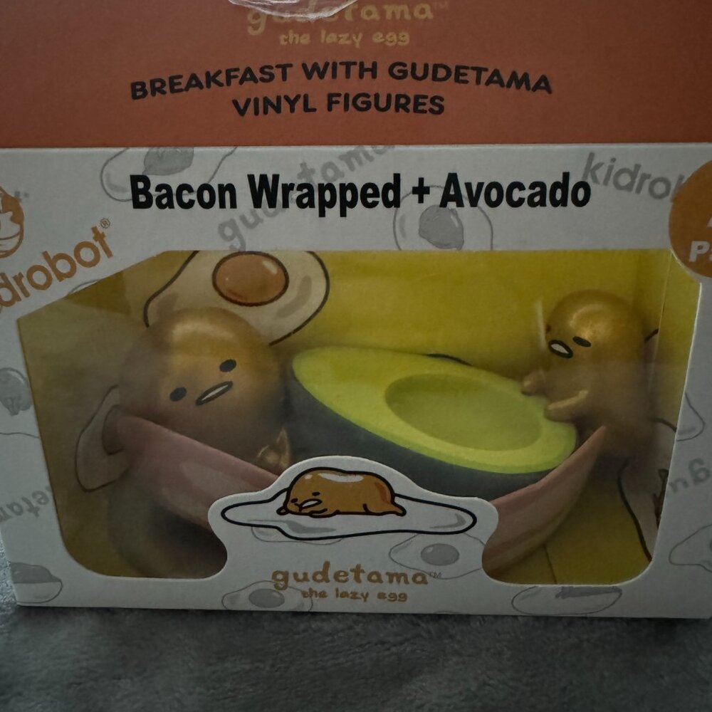 NIB Breakfast with Gudetama Vinyl Figure 2 Pack - Picture 7 of 8
